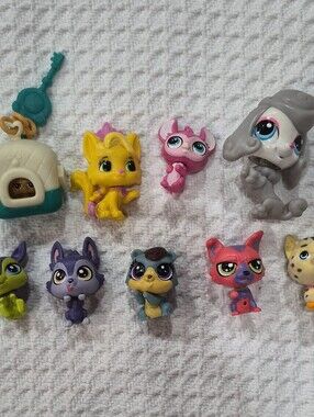Littlest Pet Shop LPS Assortment Of Figures And Pets Toys Lot